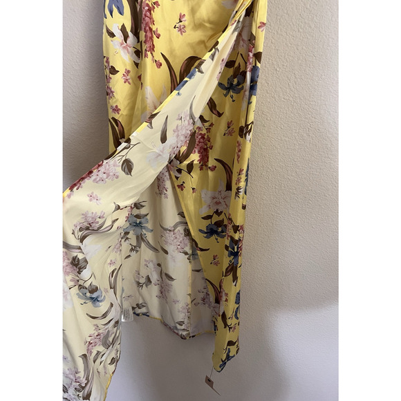 Reformation Genesis Floral Midi 100% Silk Dress Womens Size 0 NWT Spring Wedding - Picture 10 of 12